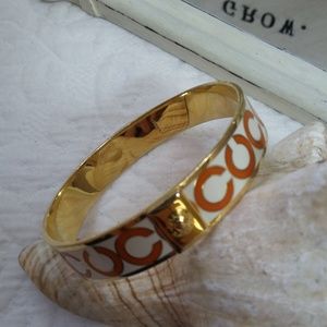 Coach Jewelry - SOLID Plated COACH Logo BANGLE Bracelet Coach Jewelry - SOLID Plated COACH Logo BANGLE Bracelet